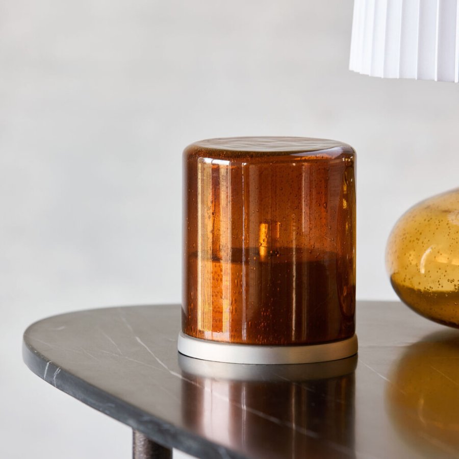 House Doctor Petit Bordlampe H15 cm, Amber