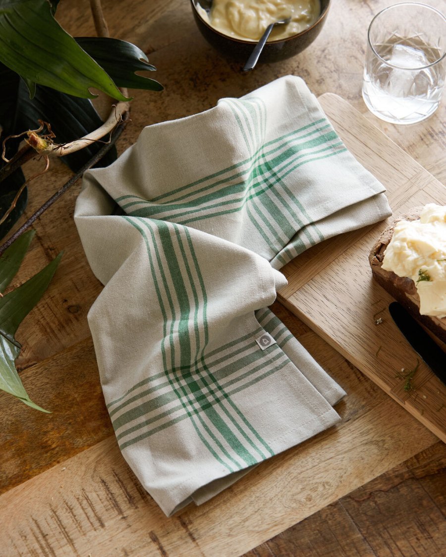House Doctor Chef Viskestykker 2 stk. 75x55 cm, Grn