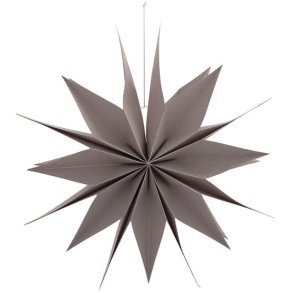 House Doctor Capella Stjerne �50 cm, Br�ndt R�d/Hvid