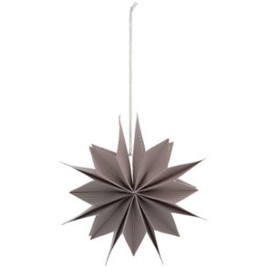 House Doctor Capella Stjerne �20 cm, Br�ndt R�d/Hvid