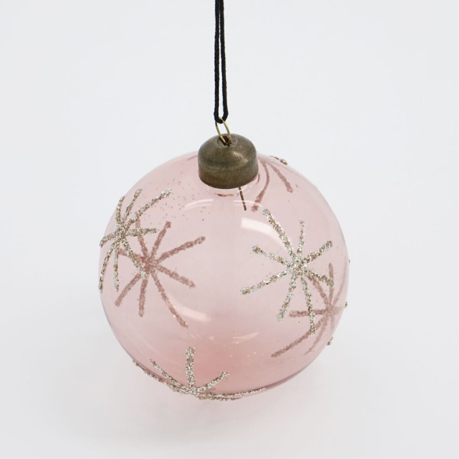 House Doctor Star Julepynt �8 cm, Pink