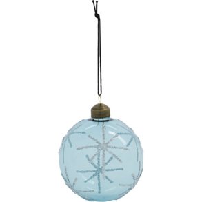 House Doctor Star Julepynt �8 cm, Lysebl�