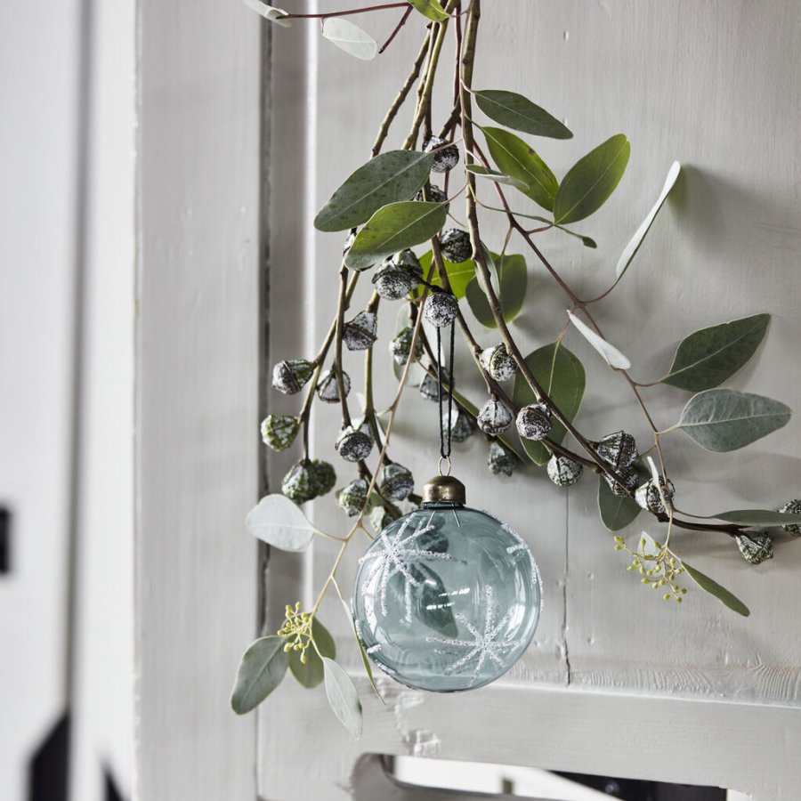 House Doctor Star Julepynt �8 cm, Lysebl�