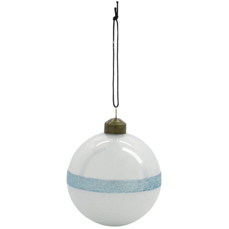 House Doctor Stripe Julepynt �8 cm, Lysebl�