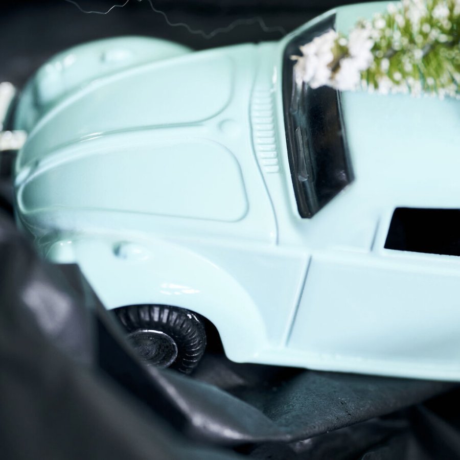 House Doctor Dekoration Mini Xmas Bil 8,5 cm, Lysebl�