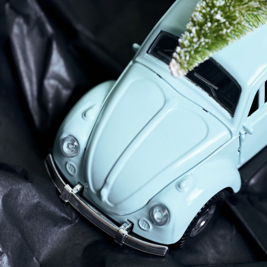 House Doctor Dekoration Mini Xmas Bil 12,5 cm, Lysebl�