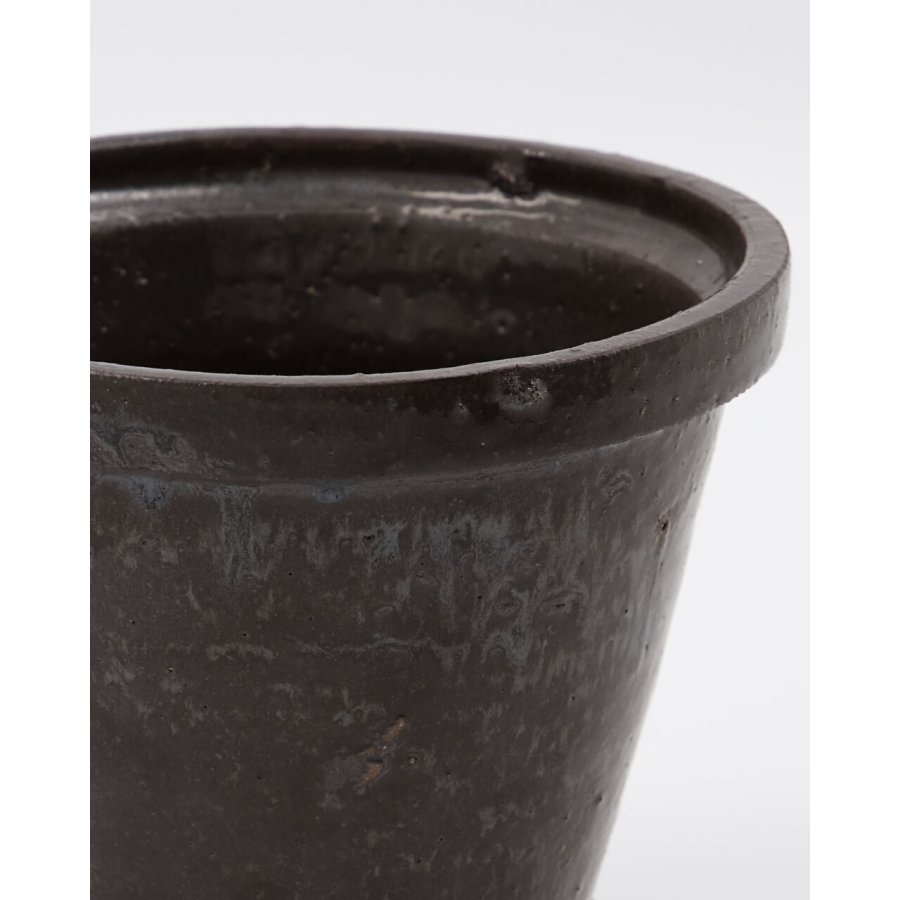 House Doctor Flower Urtepotteskjuler m. Undersk�l 2 stk, Brun