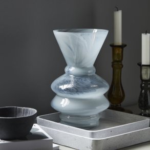 House Doctor Viel Vase H25 cm, Blå