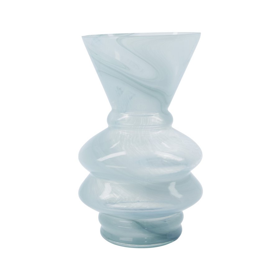 House Doctor Viel Vase H25 cm, Blau