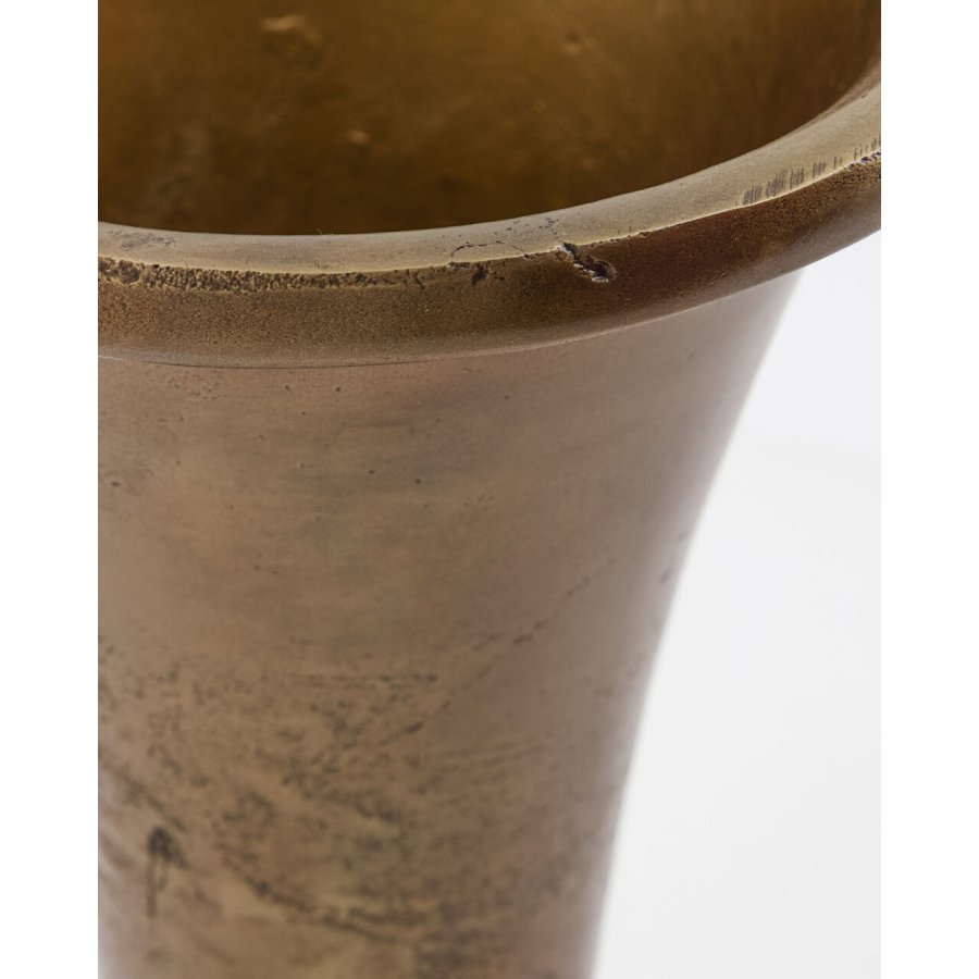 House Doctor Florist Vase H33 cm, Messing antik