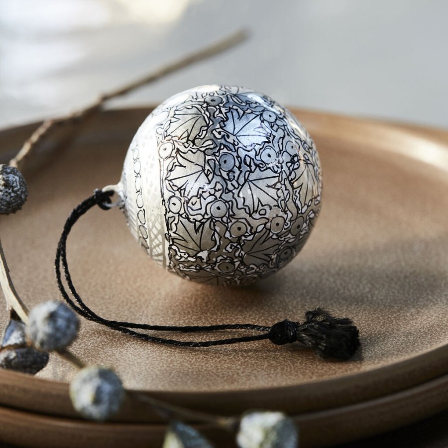 House Doctor Mache Julepynt �5 cm, S�lv