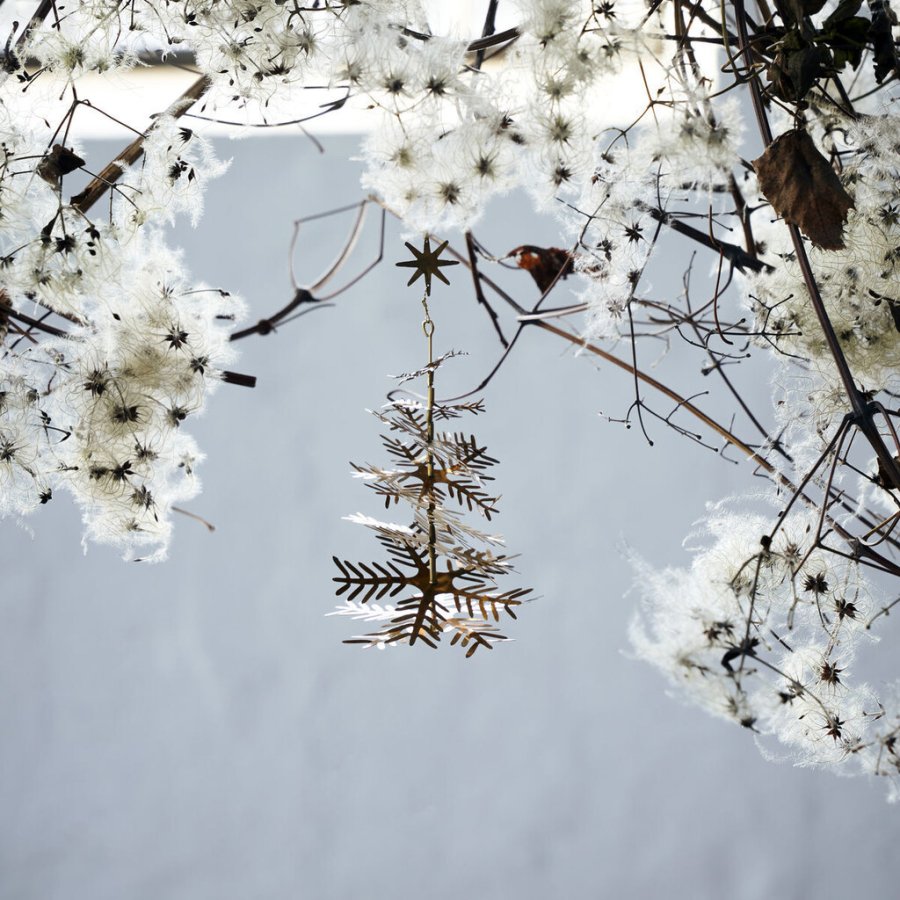 House Doctor Lamet Julepynt 3 stk. 16,5 cm, Antik Messing