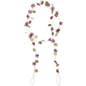 House Doctor Leaf Guirlande 150 cm, Br�ndt R�d