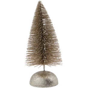 House Doctor Forst Juletr� H17 cm, Champagne