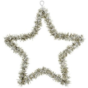 House Doctor Joy Star Julepynt �21 cm, S�lv Oxideret