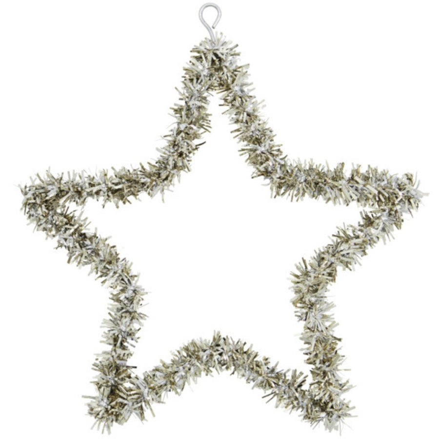 House Doctor Joy Star Julepynt �21 cm, S�lv Oxideret