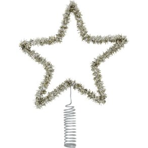 House Doctor Joy Topstar Juletr�sstjerne �25 cm, S�lv Oxideret
