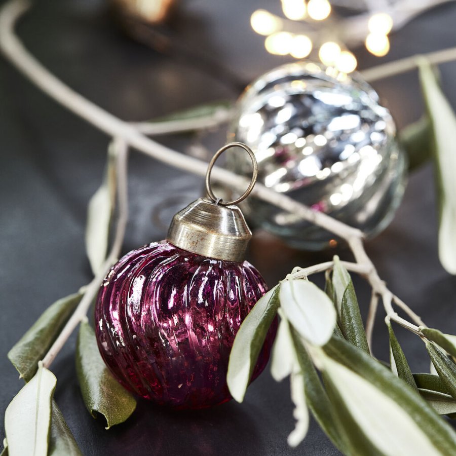 House Doctor Twist Julepynt �5 cm, Pink