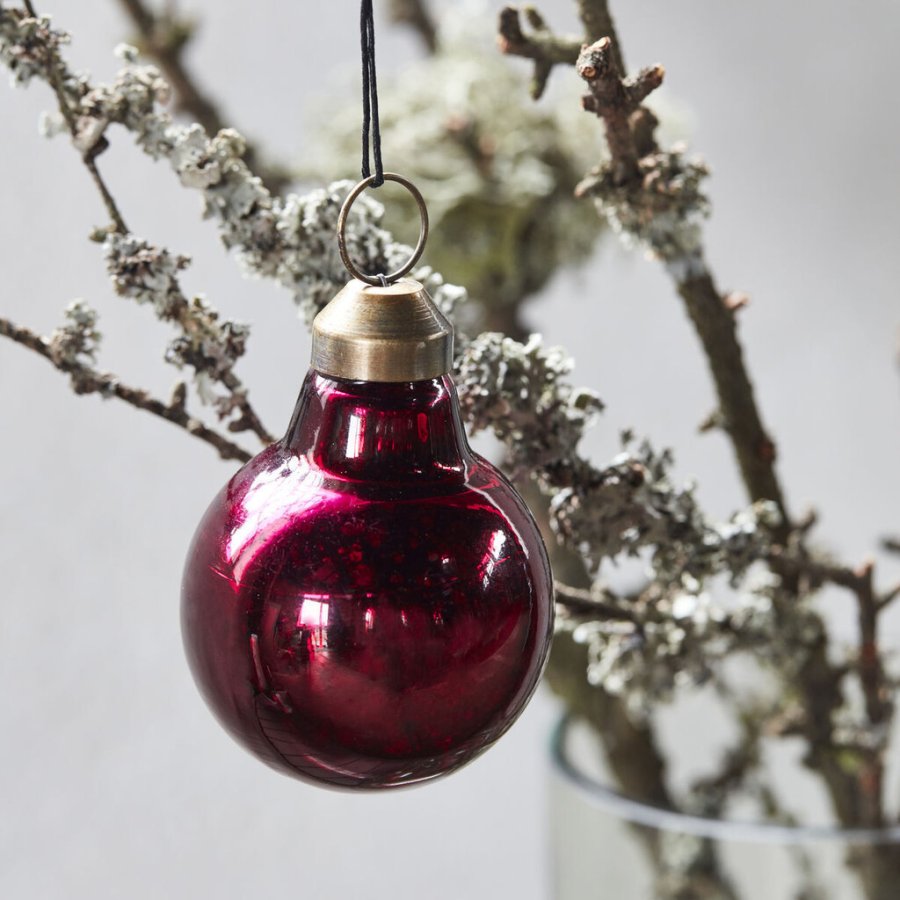 House Doctor Vint Julepynt �6 cm, Pink