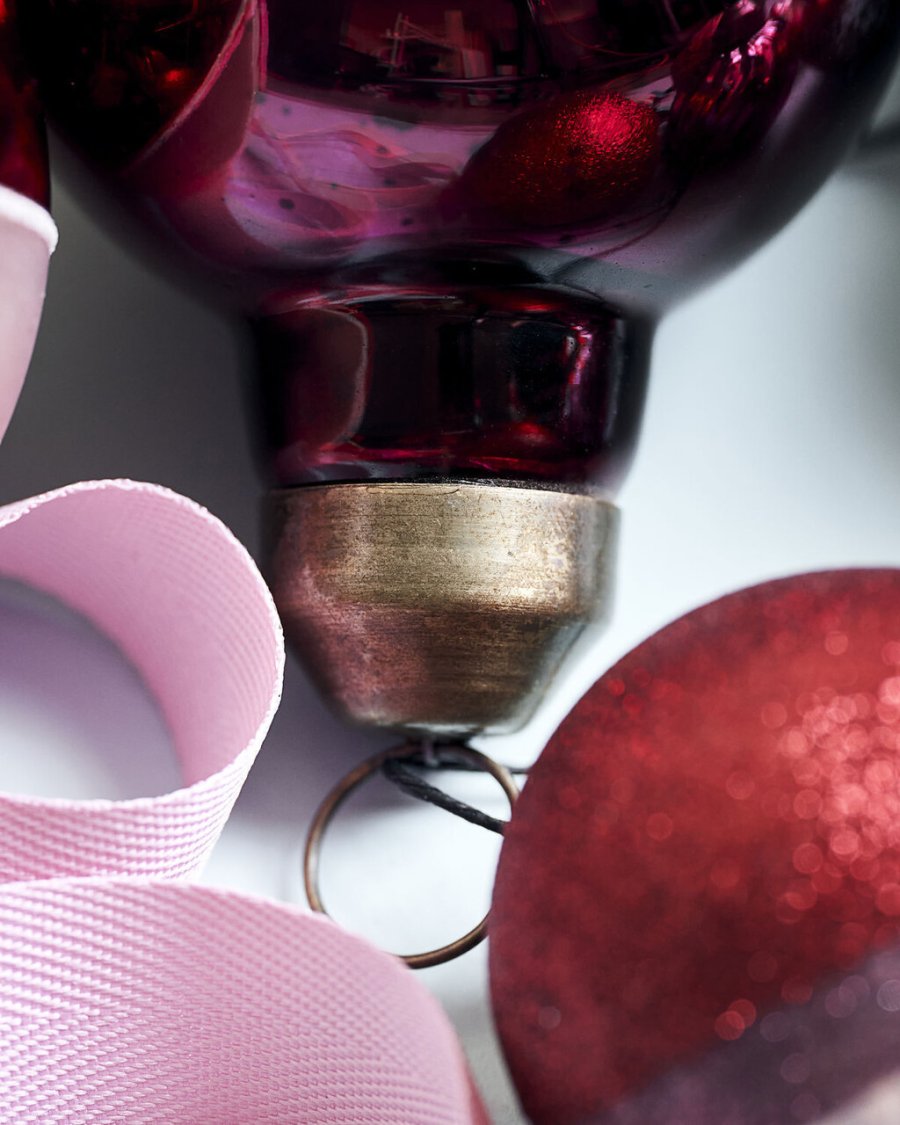 House Doctor Vint Julepynt �8 cm, Pink