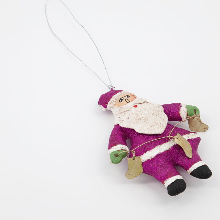 House Doctor Santa Claus Julepynt H9 cm, Pink