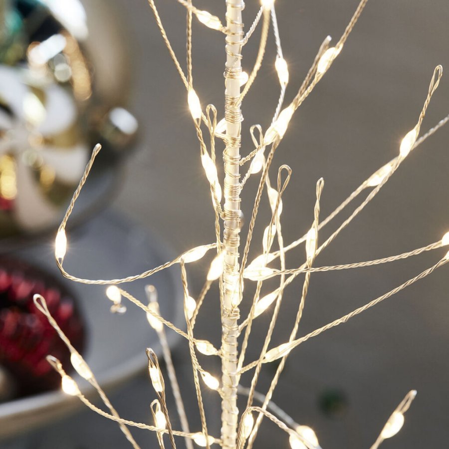 House Doctor Glow Juletr� H60 cm, Hvid