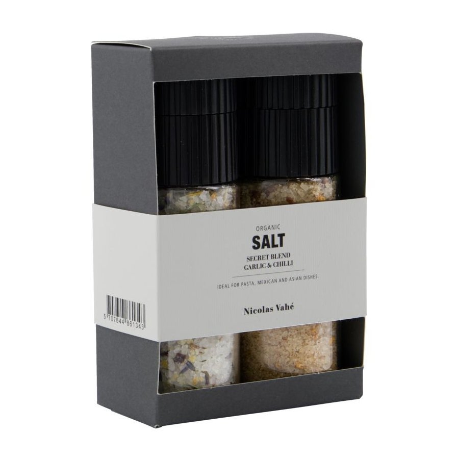 Nicolas Vah  Geschenkbox Organic Secret Blend & Salt, Garlic & Chilli