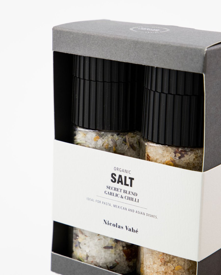 Nicolas Vah  Geschenkbox Organic Secret Blend & Salt, Garlic & Chilli