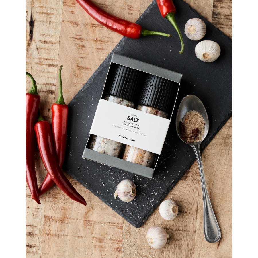 Nicolas Vah  Geschenkbox Organic Secret Blend & Salt, Garlic & Chilli