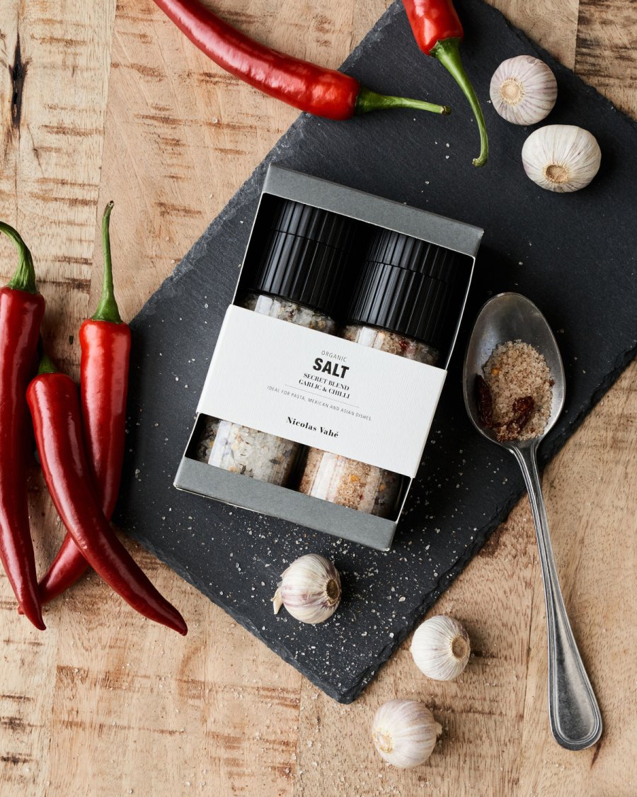 Nicolas Vah  Geschenkbox Organic Secret Blend & Salt, Garlic & Chilli