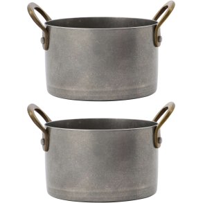 Nicolas Vahé Presentation Minigryde 2 stk. 10 cm, Slvfinish