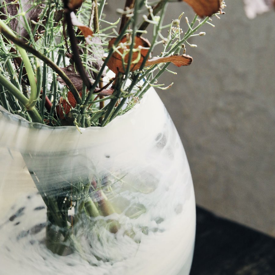 House Doctor Jupiter Vase H25 cm, Lysegrn