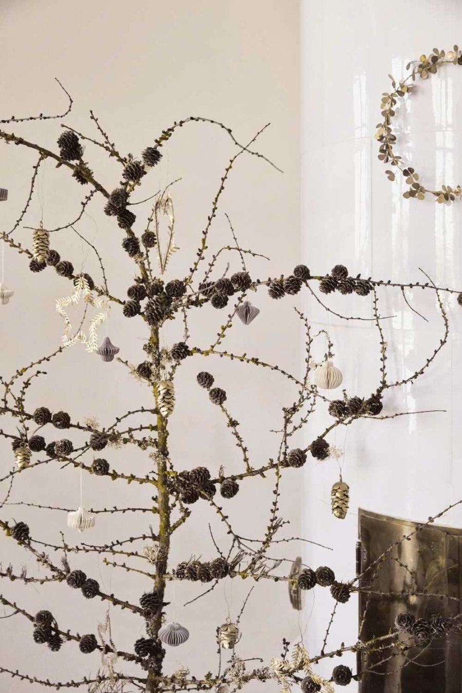 House Doctor Comb Ornament 6er Set, Wei