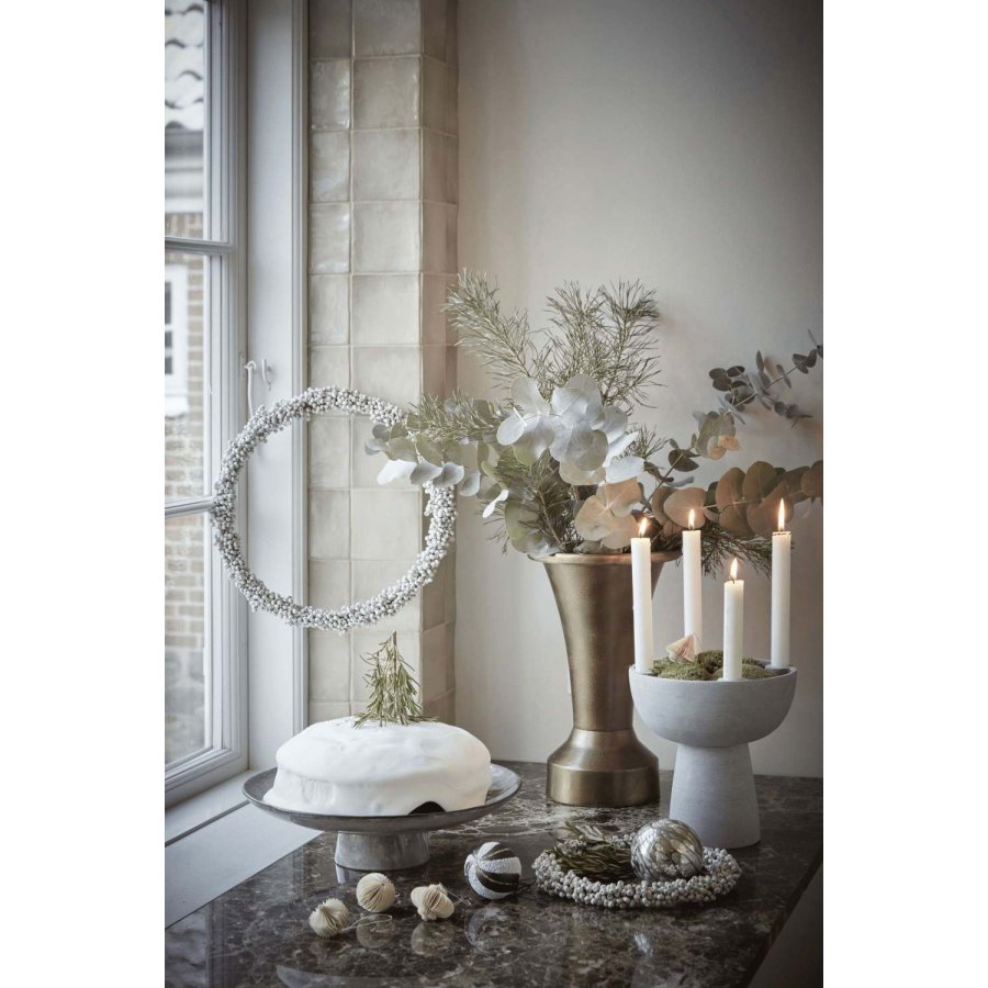 House Doctor Comb Ornament 6er Set, Wei