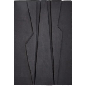 House Doctor Machie Vgkunst 70x100 cm, Mat Sort