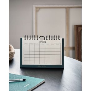 House Doctor View Kalender 23x15,5 cm, Grøn