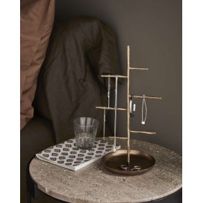 House Doctor Jewel Smykketræ H33 cm, Børstet Messingfinish