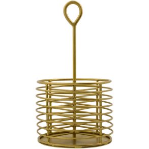 House Doctor Lela Aufbewahrungsbox 15 cm, Antikmessing-finish