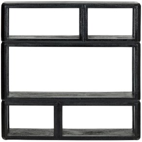 House Doctor Mono Bcherregal 90x90 cm, Schwarz