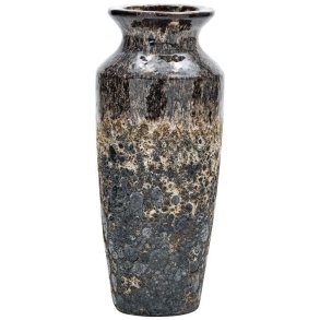 House Doctor Maya Vase H40 cm, Antik Brun