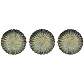 House Doctor Milla Tablett 3er Set 13,5 cm, Antikgrn