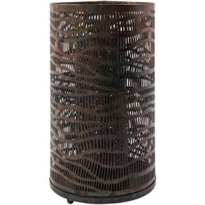 House Doctor Erna Kerzenhalter H22 cm, Antikbraun