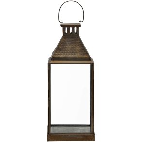 House Doctor Vivi Hurricane Lanterne H46 cm, Antikmessing-finish