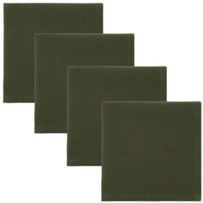 House Doctor Real Stoffservietten 4er Set 40x40 cm, Dunkelgrn