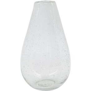 House Doctor Clera Vase H18 cm, Klar