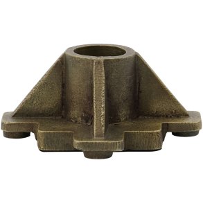 House Doctor Castle Kerzenhalter H3,5 cm, Antikes Messing