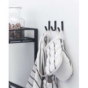 House Doctor Bath Kroge 3 stk. H5 cm, Sort