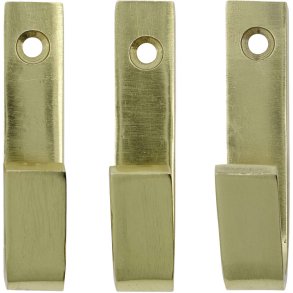 House Doctor Bath Kleiderhaken 3er Set, Golden