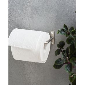 House Doctor Welo Toiletrulleholder, Børstet Sølvfinish