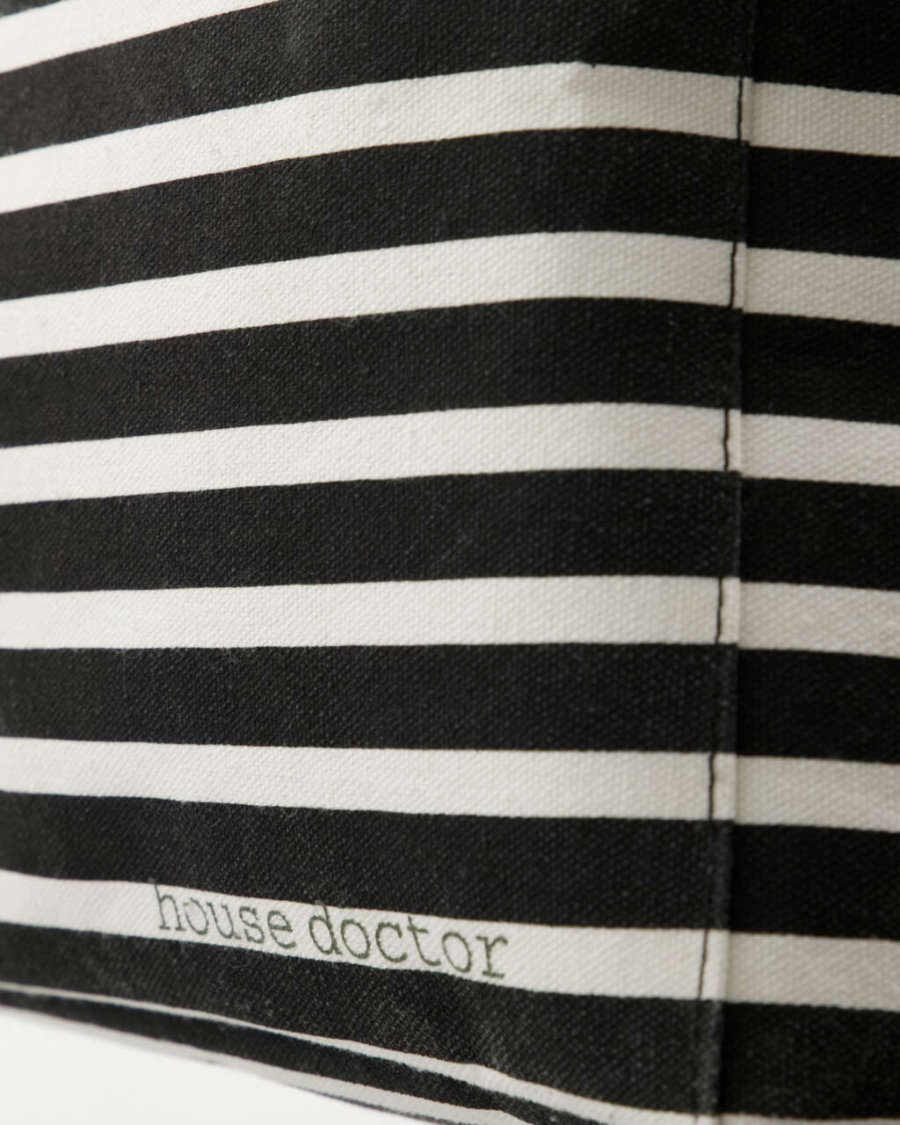 House Doctor Canva Lagerung 27x35 cm, Schwarz/Gebrochenes Wei